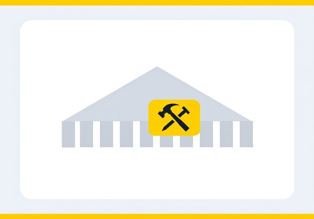 Roofing repair illustration without text showing roof patch detail for Milledgeville GA